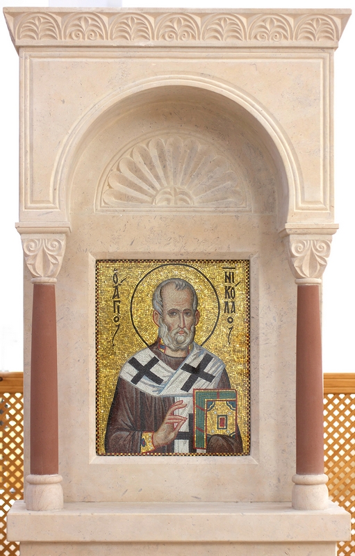 O ΄Αγιος Νικόλαος, Ψηφιδωτό